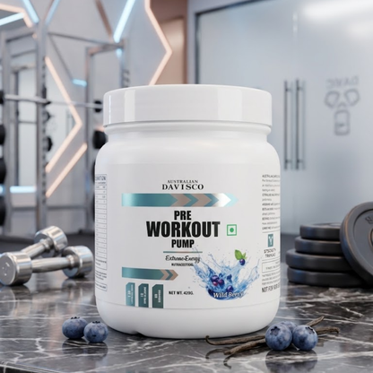 Pre Workout Pump | Wild Berry & Mango Flavour | 420g