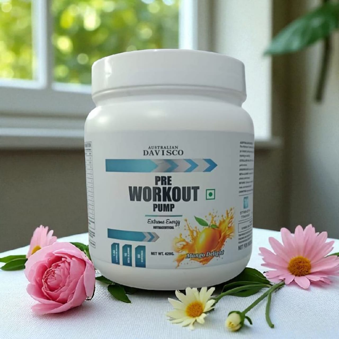 Pre Workout Pump | Wild Berry & Mango Flavour | 420g